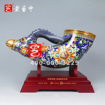 Zhang Tonglu Fugui Hengtong Cloisonne Žvėris, Pirmasis Puodelis Tik Spaudai Kolekcija Dovanų Dekoravimas