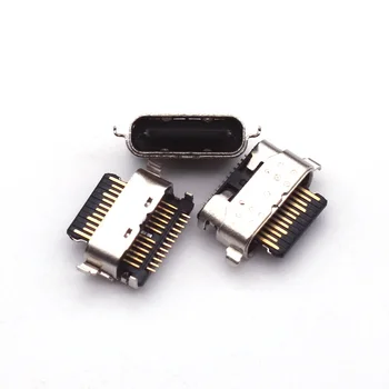 50PCS Įkroviklio Jungties Lizdas USB Įkrovimo lizdas Dock For Motorola Moto G9 Plius G9+ XT2087-1 XT2087-2 G8 XT2045-1 A11 A115F
