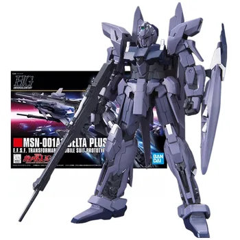 Bandai Originali Pav Gundam Modelio Rinkinio Anime Duomenys HG 1/144 MSN-001A1 Delta Plus Rinkimo Veiksmų Skaičius, Modelį, Žaislai, Dovanos